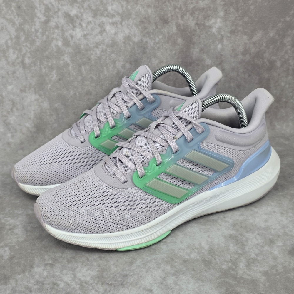 Adidas Ultra Bounce Women's Running Shoes Size 8 Silver Dawn Pulse Mint